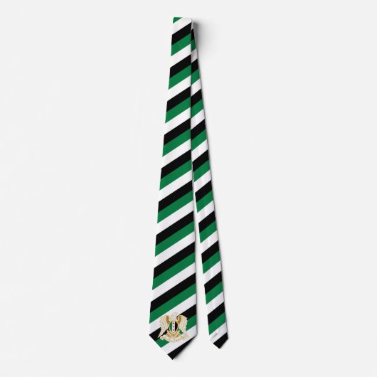 シリアストライプの国旗のネクタイ、独立 ネクタイ (正面)