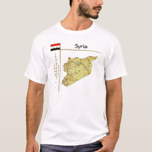 シリアマップ+フラグ+タイトルTシャツ Tシャツ