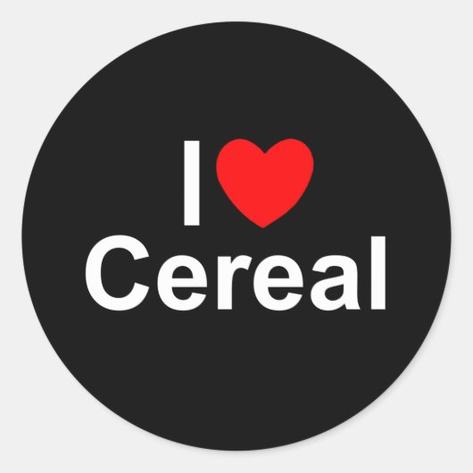 シリアルが大好き ラウンドシール (正面)