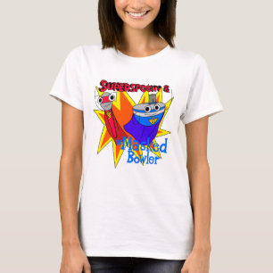 シリアルすごいヒーロー女子シャツ Tシャツ