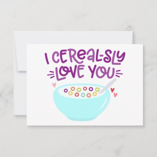 シリアルずるいあなたを愛する 招待状 (正面)