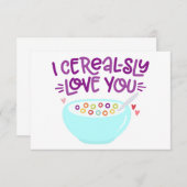 シリアルずるいあなたを愛する 招待状 (正面/裏面)