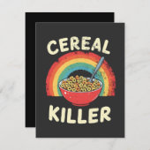 シリアルのキラーは食べ物のプン真の犯罪をメンズ シーズンカード (正面/裏面)