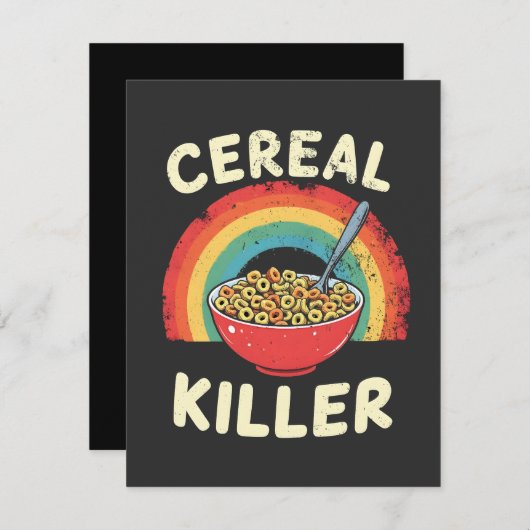 シリアルのキラーは食べ物のプン真の犯罪をメンズ シーズンカード (正面/裏面)