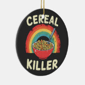 シリアルのキラーは食べ物のプン真の犯罪をメンズ セラミックオーナメント (右)
