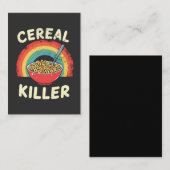 シリアルのキラーは食べ物のプン真の犯罪をメンズ ノートカード (正面/裏面)