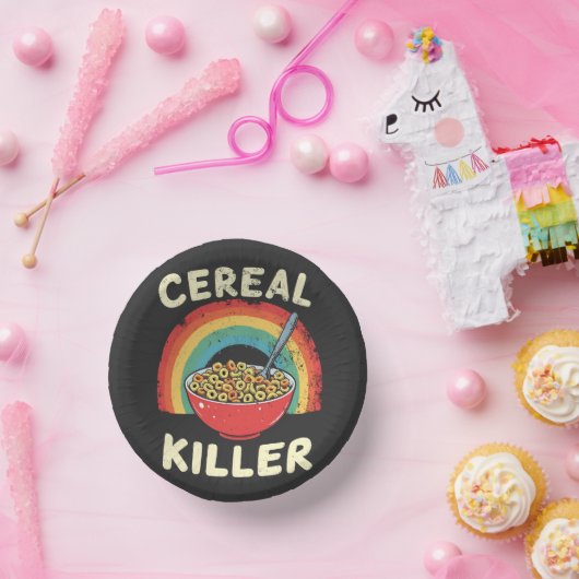 シリアルのキラーは食べ物のプン真の犯罪をメンズ ペーパーボウル (パーティー)