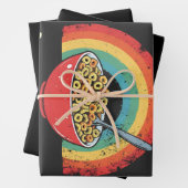 シリアルのキラーは食べ物のプン真の犯罪をメンズ ラッピングペーパーシート (インサイチュ)