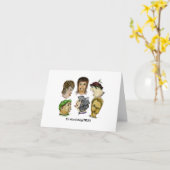 シリアルのディナーを待つ カード (黄色い花)