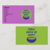 シリアルの名刺 名刺 (正面/裏面)