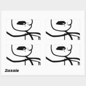 シリアルガイミーム 長方形シール (シート)