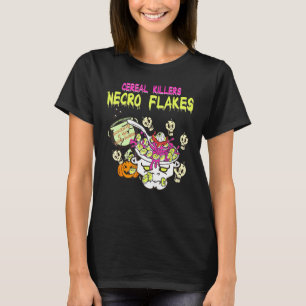 シリアルキラーゾンビーホラープンシリアル食品テーマ Tシャツ