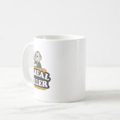 シリアルキラーフードパンユーモークコスチュームおもしろいハロウィーン コーヒーマグカップ (正面左)