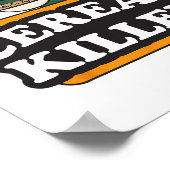 シリアルキラーフードパンユーモークコスチュームおもしろいハロウィーン ポスター (角)