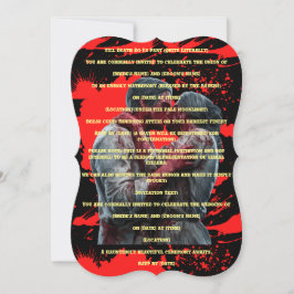 シリアルキラー結婚式招待状