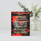 シリアルキラー結婚式招待状 (スタンド正面)