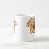 シリアルキルナー趣味の陶芸プロホイールラバー陶芸家 コーヒーマグカップ (中央)