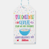 シリアルバレンタインメッセージカードシリアル – 私の友人 ギフトタグ (裏面)