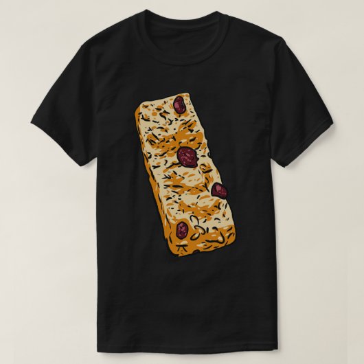シリアルバー朝食フードシリアルバー Tシャツ (デザイン正面)