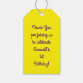 シリアルボウルスリーポバーバースデーパーティー ギフトタグ (裏面)