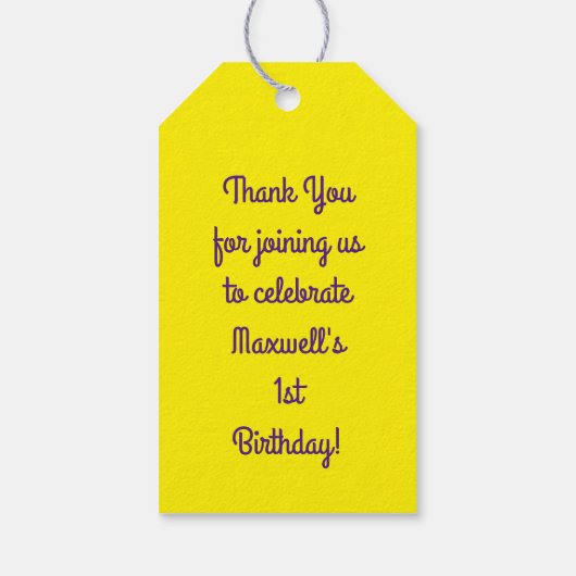 シリアルボウルスリーポバーバースデーパーティー ギフトタグ (裏面)