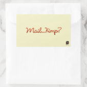 シリアルポッドキャスト寄付ステッカー 長方形シール (バッグ)