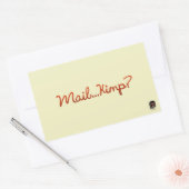 シリアルポッドキャスト寄付ステッカー 長方形シール (封筒)