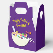 シリアル丼キッズスリープバースデーパーティーかわいい フェイバーボックス (オープン)