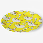 シリアル丼キッズスリープバースデーパーティーかわいい ペーパープレート (アングル)