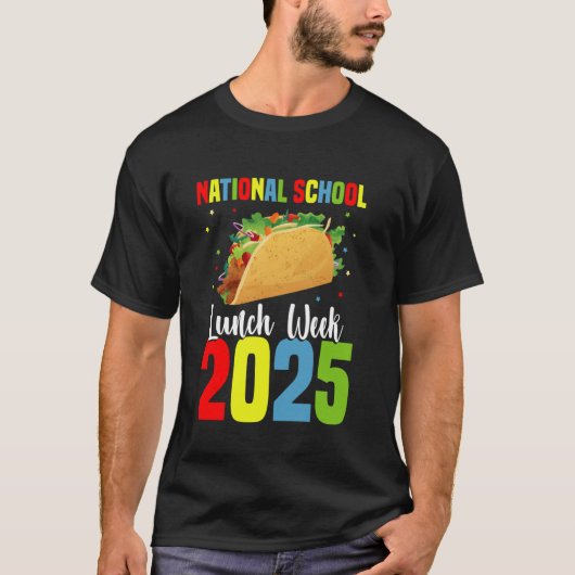 シリアル好きのための全国学校給食週間 2025 Tシャツ (正面)