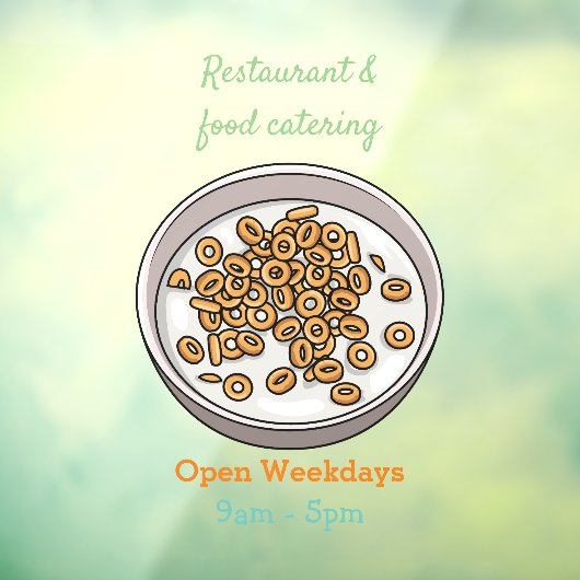 シリアル漫画イラストレーション ウィンドウサイン (シート3)