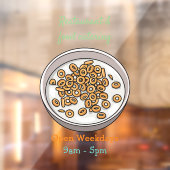 シリアル漫画イラストレーション ウィンドウサイン (シート2)