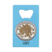 シリアル漫画イラストレーション クレジットカード栓抜き (裏面)