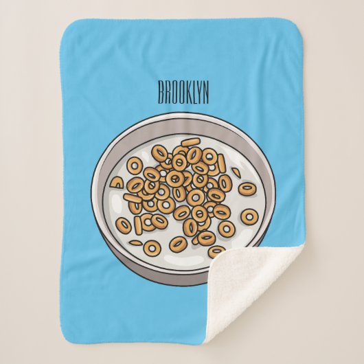 シリアル漫画イラストレーション シェルパブランケット (正面)