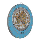 シリアル漫画イラストレーション ダーツボード (正面左)