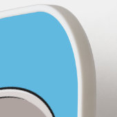 シリアル漫画イラストレーション ピックルボールラケット (左詳細)