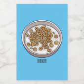 シリアル漫画イラストレーション フードラベル (シングルラベル)