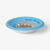 シリアル漫画イラストレーション ペーパーボウル (傾斜あり)