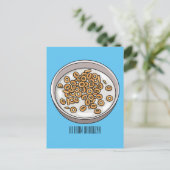 シリアル漫画イラストレーション ポストカード (スタンド正面)