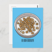 シリアル漫画イラストレーション ポストカード (正面/裏面)