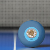 シリアル漫画イラストレーション 卓球ボール (ネット)