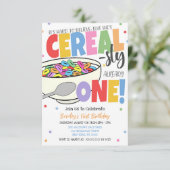 シリアル誕生日パーティーの招待 招待状 (スタンド正面)