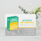 シリアル誕生日パーティー 招待状 (スタンド正面)