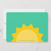 シリアル誕生日パーティー 招待状 (裏面)