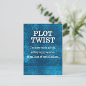 シリアル買キラーよりも食料品を恐れる ポストカード (スタンド正面)