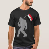 シリア国旗のスリヤまたはシリア国旗 Tシャツ (正面)