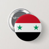 シリア国旗のボタン 缶バッジ (正面&裏面)