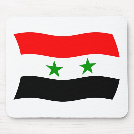 シリア国旗のマウスパッド マウスパッド (正面)