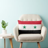 シリア国旗の枕 ランバークッション (椅子)