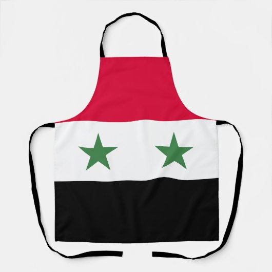 シリア国旗 エプロン (正面)